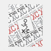 XC-Run - Cross Country Running Fleecedecke (Vorderseite)