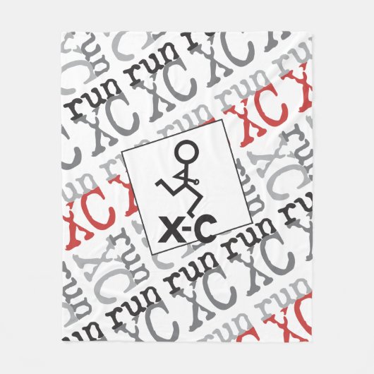 XC-Run - Cross Country Running Fleecedecke (Vorderseite)