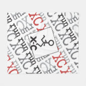 XC-Run - Cross Country Running Fleecedecke (Vorderseite (Horizontal))