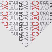 XC-Run - Cross Country Running Seidenpapier (Ausschnitt)