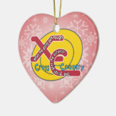 XC STARKES MOTTO - CROSS COUNTRY KERAMIK ORNAMENT (Links)