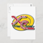 XC TOUGH MOTTO - ÜBERGREIFENDES LAND POSTKARTE (Vorne/Hinten)