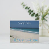 Xcacel Beach Postkarte (Stehend Vorderseite)