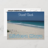 Xcacel Beach Postkarte (Vorne/Hinten)