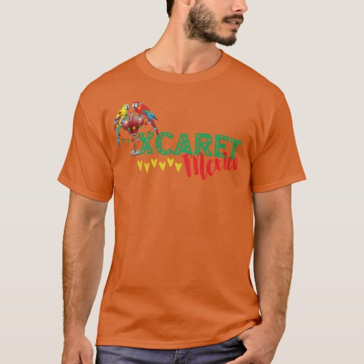 Xcaret Park Meico Xcaret Meico Bird witzig T-Shirt (Vorderseite)