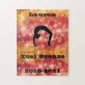 Xcel Bronze Gymnastik Jigsaw Puzzle (Vertikal)