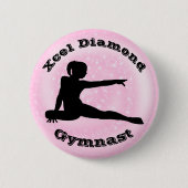 Xcel Diamond Gymnast - Gymnastikschaltfläche für M Button (Vorderseite)