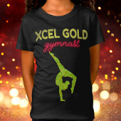 Xcel Gold Gymnastik T - Shirt