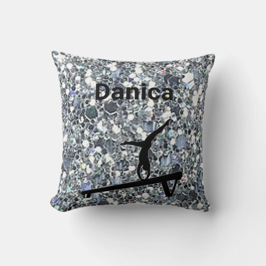 Xcel Platinum Girls Anpassbare Gymnastik Pillow Kissen (Vorderseite)