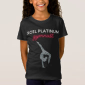 Xcel Platinum Gymnastik T - Shirt (Vorderseite)