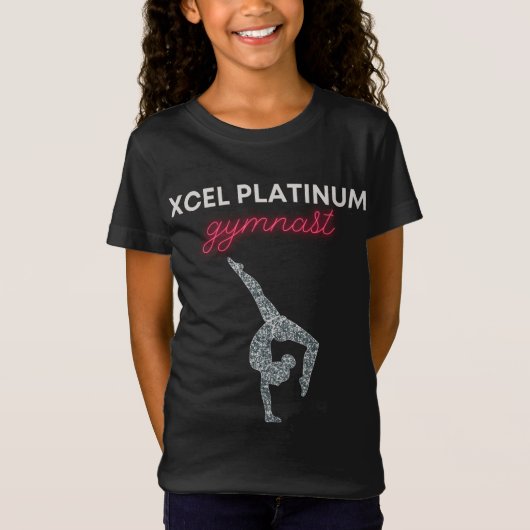 Xcel Platinum Gymnastik T - Shirt (Vorderseite)