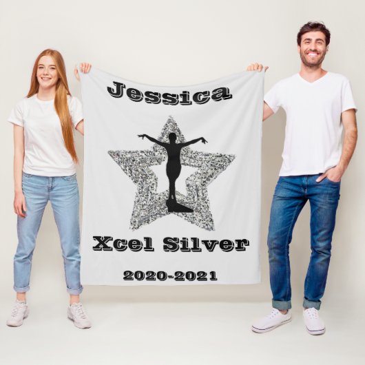 Xcel Silver Gymnastik Star Fleece Blanket (Beispiel)