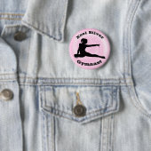 Xcel Silver Turner - Mädchen-Turnen-Knopf Button (Beispiel)