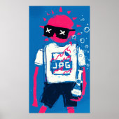 XCOPY Summer JPG WAGMI Farbenfrohe Kunst Mehrere G Poster (Vorne)