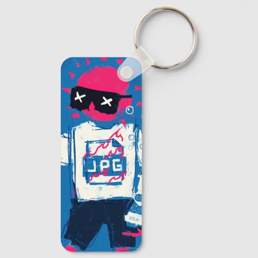 XCOPY Summer WAGMI Cool und stilvoll Pop Schlüsselanhänger (Rückseite)