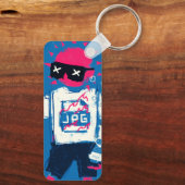 XCOPY Summer WAGMI Cool und stilvoll  Pop Schlüsselanhänger (Rückseite)