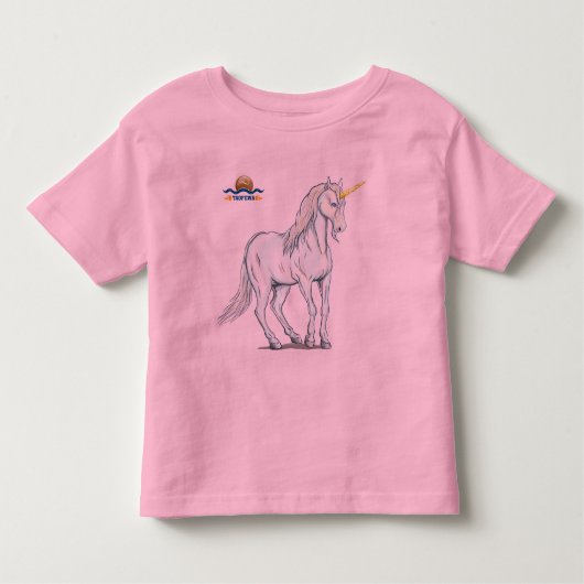 Xcorn - Einhorn Kleinkind T-shirt (Vorderseite)