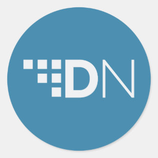 XDN DigitalNote-Logo Runder Aufkleber