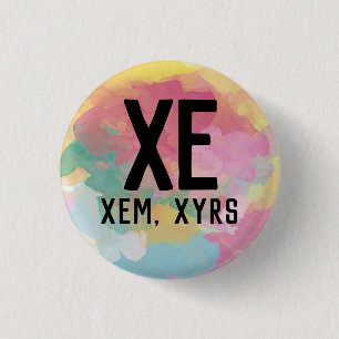Xe Xem Xyrs Pronomen-Button Button
