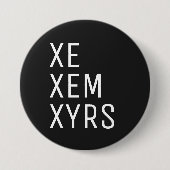 Xe Xem Xyrs Pronoun Button (Vorderseite)