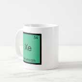 Xe - Xenomorph Funny Chemistry Element Symbol T-Sh Kaffeetasse (Vorderseite Links)
