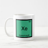 Xe - Xenomorph Funny Chemistry Element Symbol T-Sh Kaffeetasse (Links)