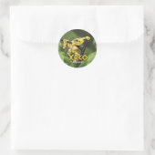 Xeko Golden Frog Stickers (Tasche)