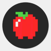 Xel 80s Video Game Halloween Group Costume Runder Aufkleber (Vorderseite)