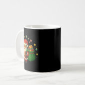 Xel Santa Claus With Retro Gamer Christmas  Kaffeetasse (Vorderseite Links)