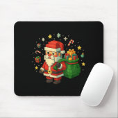 Xel Santa Claus With Retro Gamer Christmas Mousepad (Mit Mouse)