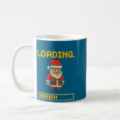 Xel Santa Loading Retro Christmas Gamer Shirt Kaffeetasse (Links)