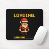 Xel Santa Loading Retro Christmas Gamer Shirt  Mousepad (Mit Mouse)
