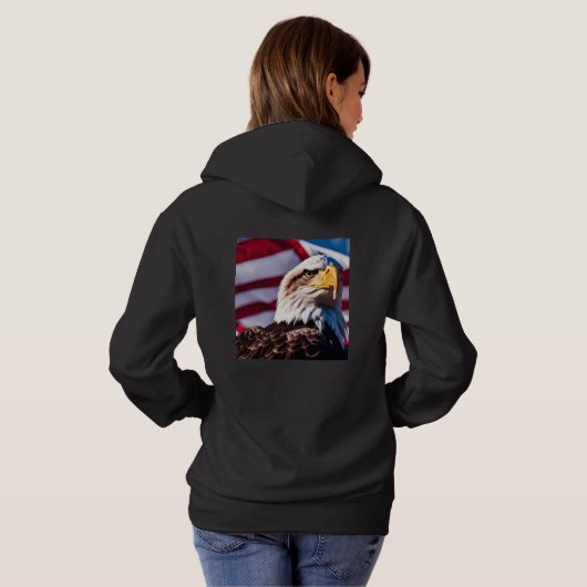 Xen Bald Eagle Hoodie (Schwarz voll)