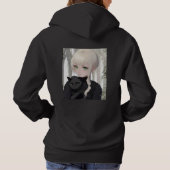 Xen Black Cat Hoodie (Rückseite)