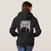 Xen Black Cat Kapuzenpullover Hoodie (Schwarz voll)