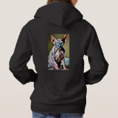 Xen Kitty Kapuzenpullover Hoodie (Rückseite)