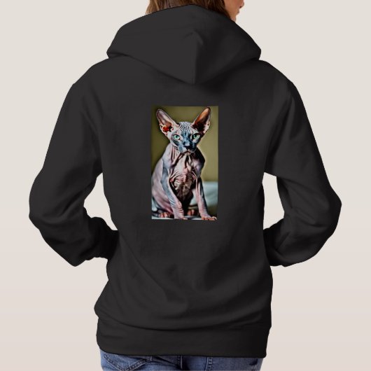 Xen Kitty Kapuzenpullover Hoodie (Rückseite)