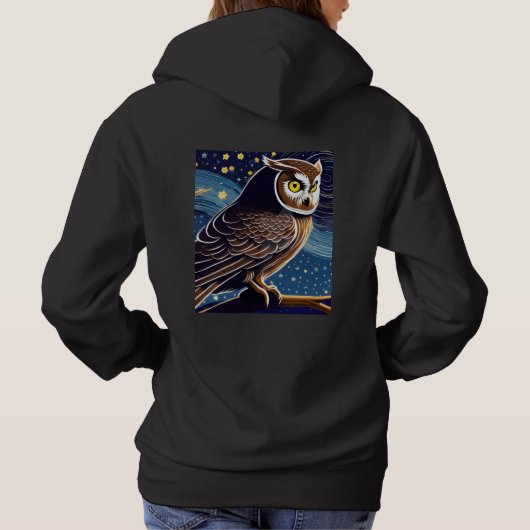 Xen Nachteule Hoodie (Rückseite)