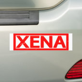 Xena Briefmarke Autoaufkleber (Auf Auto)