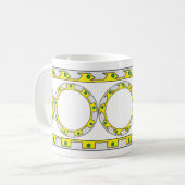 Xena Chakram Pattern Kaffeetasse (Vorderseite Links)