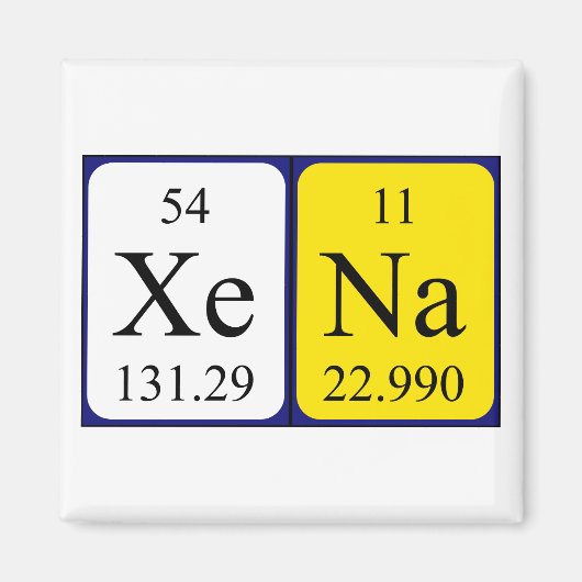 Xena Periodenmagnet Magnet (Vorne)