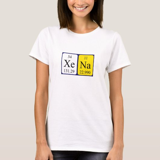 Xena Periodenname Shirt (Vorderseite)