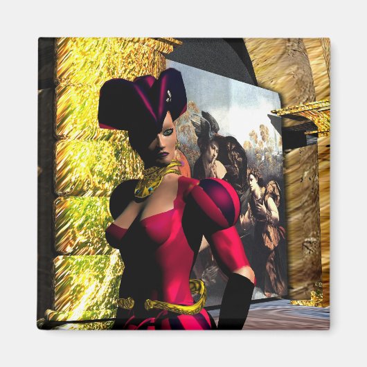 XENIA EXPLORES HYPERION'S ORBITER MAGNET (Vorne)