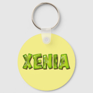 Xenia Name Kiwi Design Schlüsselger Schlüsselanhänger