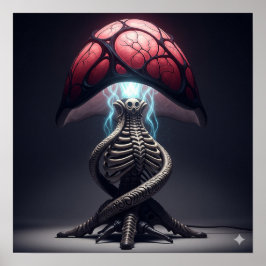 Xeno Art Table Lamp Poster