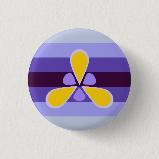 Xenogender Iris Button (Vorderseite)