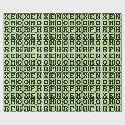 Xenomorph, Alien Geschenkpapier (Flach)