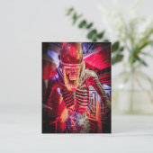 Xenomorph-Alien-Statue Horror-Sci-Fi-Sammelobjekt Postkarte (Stehend Vorderseite)