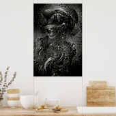 Xenomorph B&W Poster (Küche)