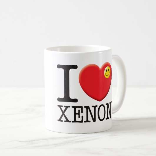 Xenon-Liebe Kaffeetasse (VorderseiteRechts)